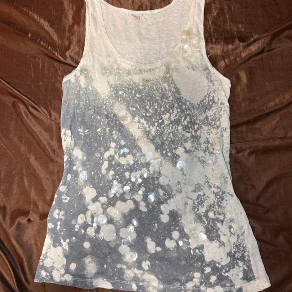 J crew vintage abstract patterned tank